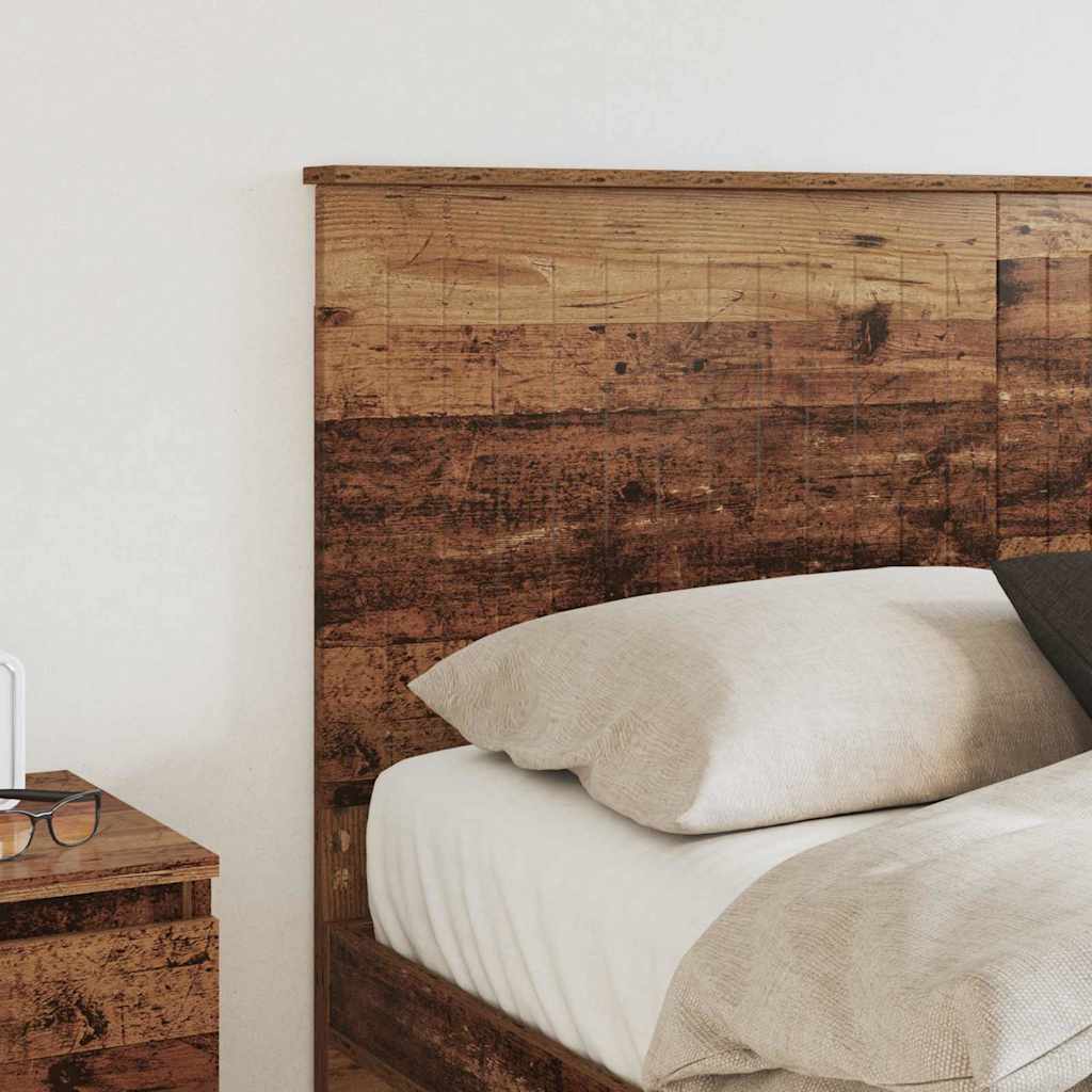 vidaXL Κεφαλάρι με κεφαλάρι Παλιό Ξύλο 140 cm Επεξεργασμένο ξύλο