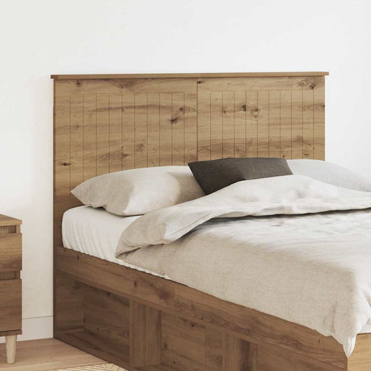 vidaXL Κεφαλάρι με κεφαλάρι Artisan Oak 135 cm Επεξεργασμένο ξύλο