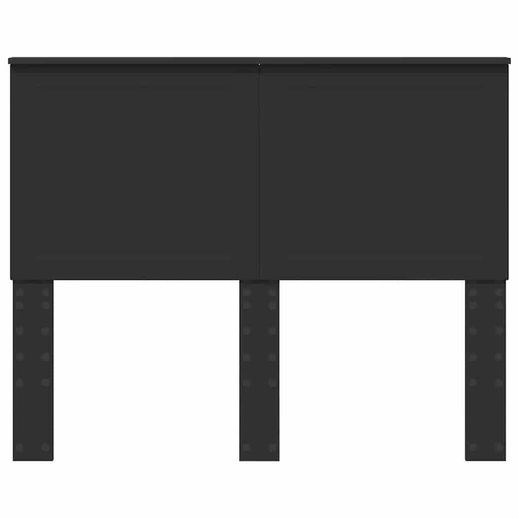 vidaXL Κεφαλάρι με κεφαλάρι Μαύρη Οξυά 120 cm Επεξεργασμένο ξύλο