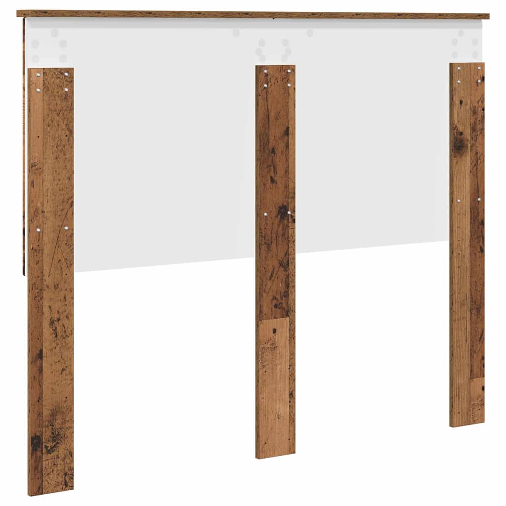 vidaXL Κεφαλάρι με κεφαλάρι Παλιό Ξύλο 120 cm Επεξεργασμένο ξύλο