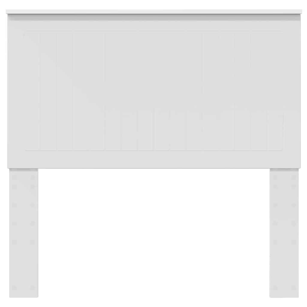 vidaXL Κεφαλάρι με κεφαλάρι Λευκό 100 cm Επεξεργασμένο ξύλο