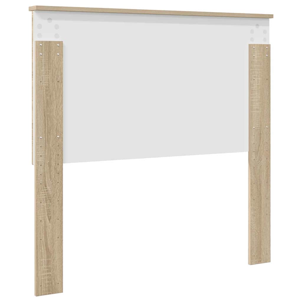 vidaXL Κεφαλάρι με κεφαλάρι Δρύς Sonoma 100 cm Επεξεργασμένο ξύλο