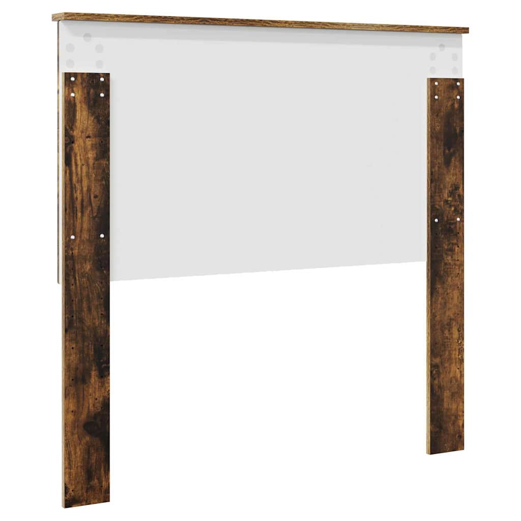 vidaXL Κεφαλάρι με κεφαλάρι Καπνιστό Δρύς 100 cm Επεξεργασμένο ξύλο