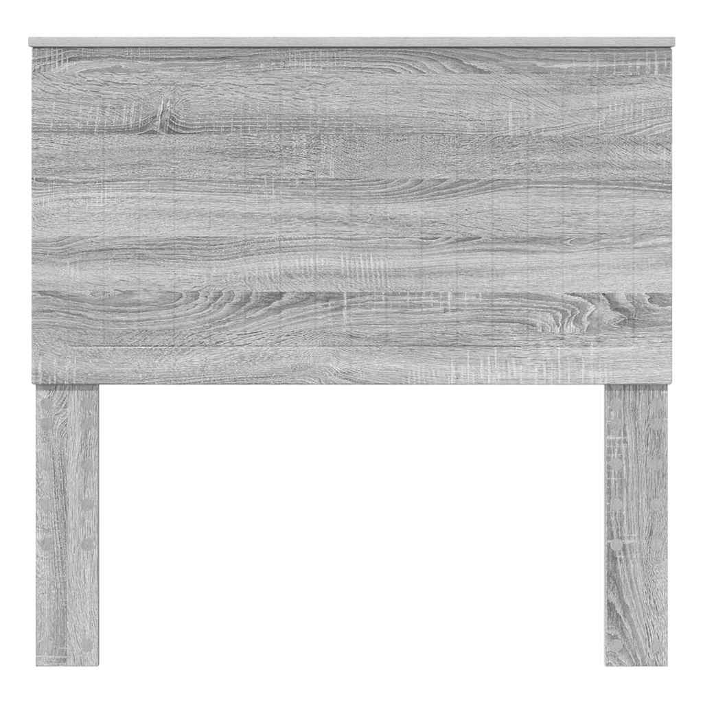 vidaXL Κεφαλάρι με κεφαλάρι Γκρίζο Σονομα 100 cm Επεξεργασμένο ξύλο