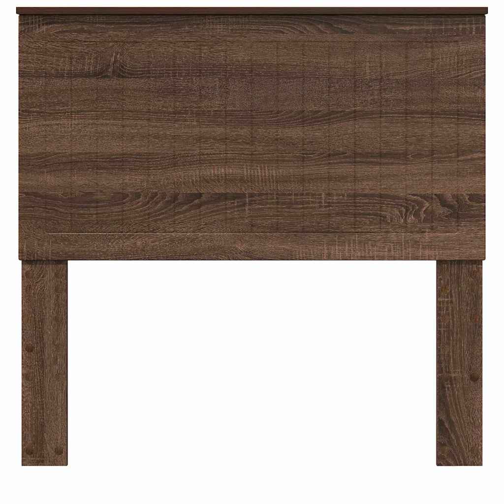 vidaXL Κεφαλάρι με κεφαλάρι Καφέ δρυς 100 cm Επεξεργασμένο ξύλο