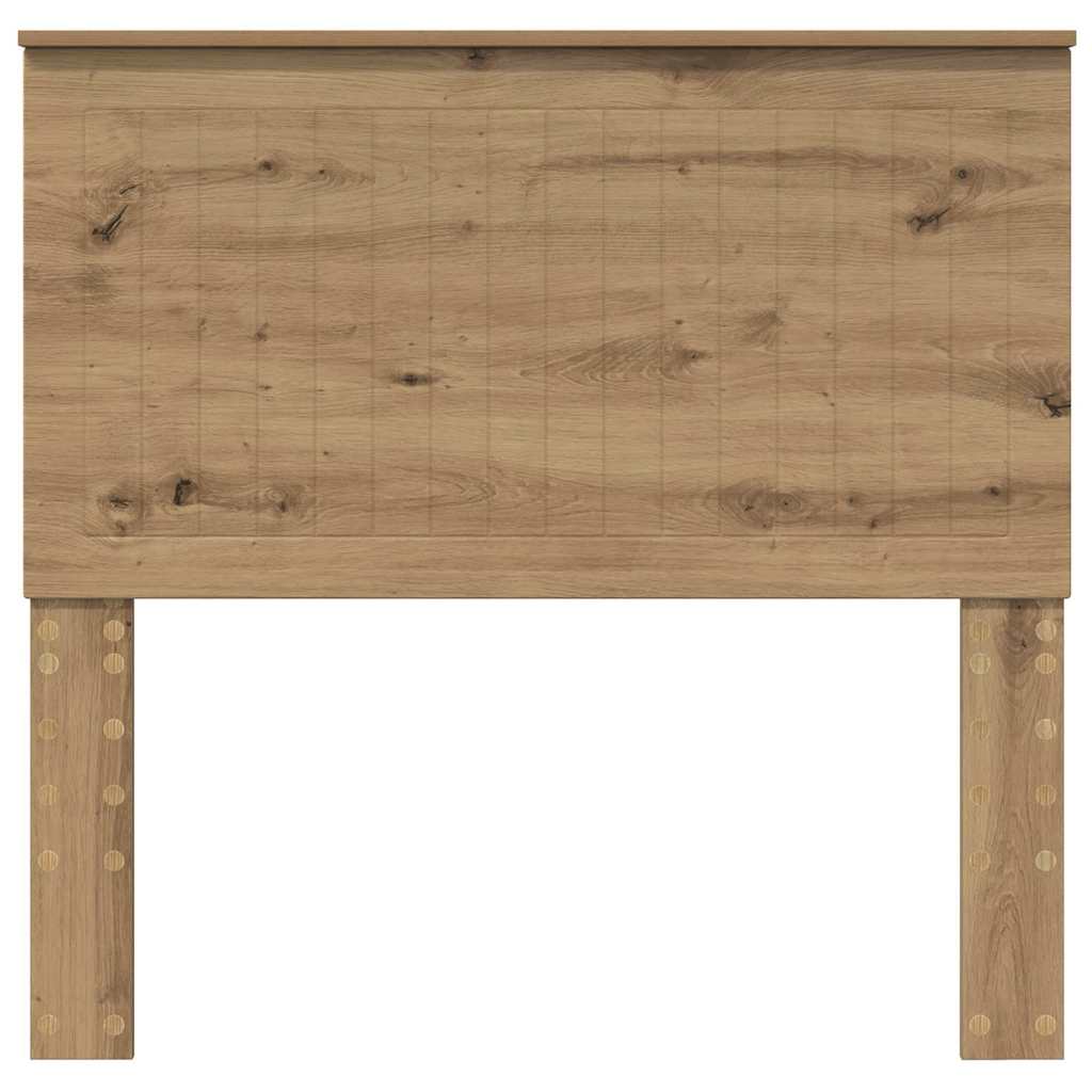 vidaXL Κεφαλάρι με κεφαλάρι Artisan Oak 100 cm Επεξεργασμένο ξύλο