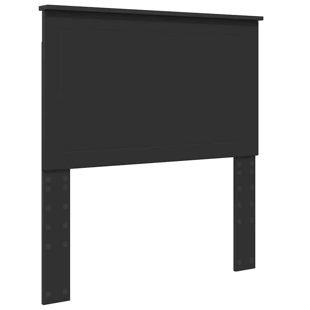 vidaXL Κεφαλάρι με κεφαλάρι Μαύρη Οξυά 90 cm Επεξεργασμένο ξύλο