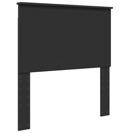 vidaXL Κεφαλάρι με κεφαλάρι Μαύρη Οξυά 90 cm Επεξεργασμένο ξύλο