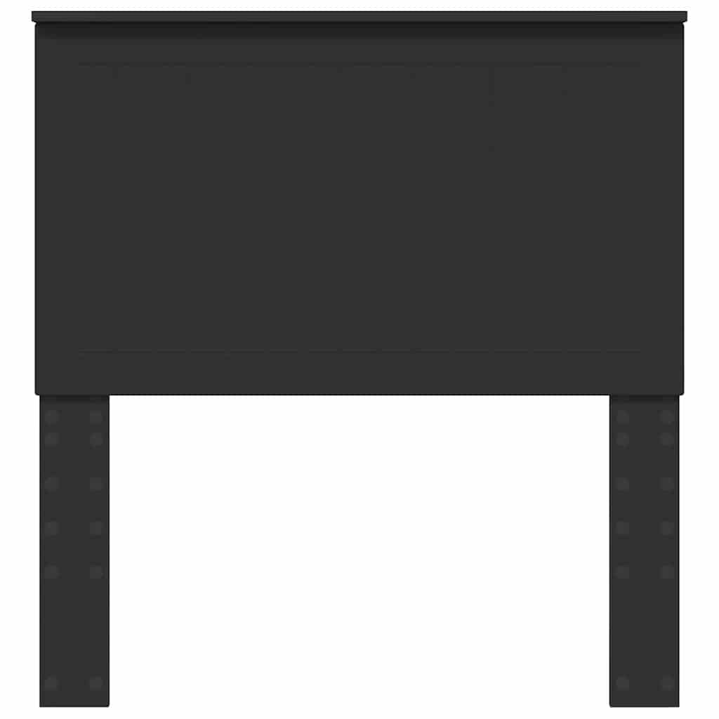 vidaXL Κεφαλάρι με κεφαλάρι Μαύρη Οξυά 90 cm Επεξεργασμένο ξύλο