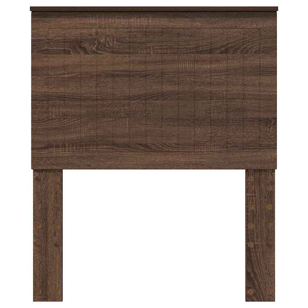 vidaXL Κεφαλάρι με κεφαλάρι Καφέ δρυς 80 cm Επεξεργασμένο ξύλο