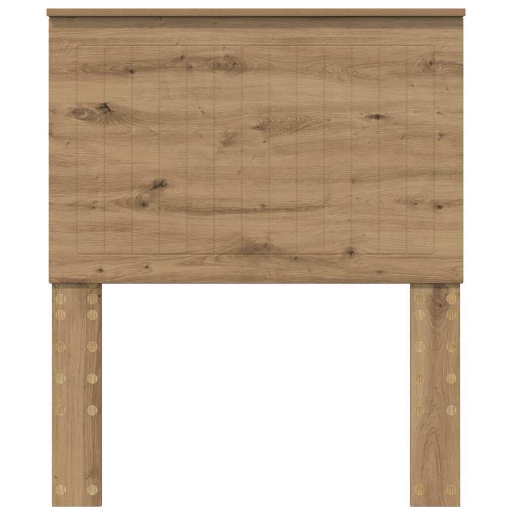 vidaXL Κεφαλάρι με κεφαλάρι Artisan Oak 80 cm Επεξεργασμένο ξύλο