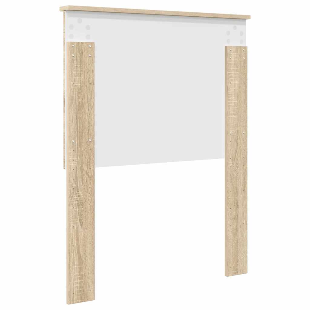 vidaXL Κεφαλάρι με κεφαλάρι Δρύς Sonoma 75 cm Επεξεργασμένο ξύλο