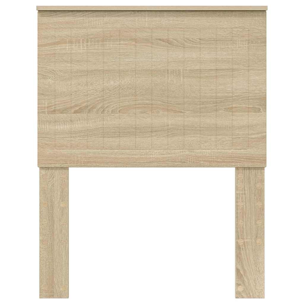 vidaXL Κεφαλάρι με κεφαλάρι Δρύς Sonoma 75 cm Επεξεργασμένο ξύλο