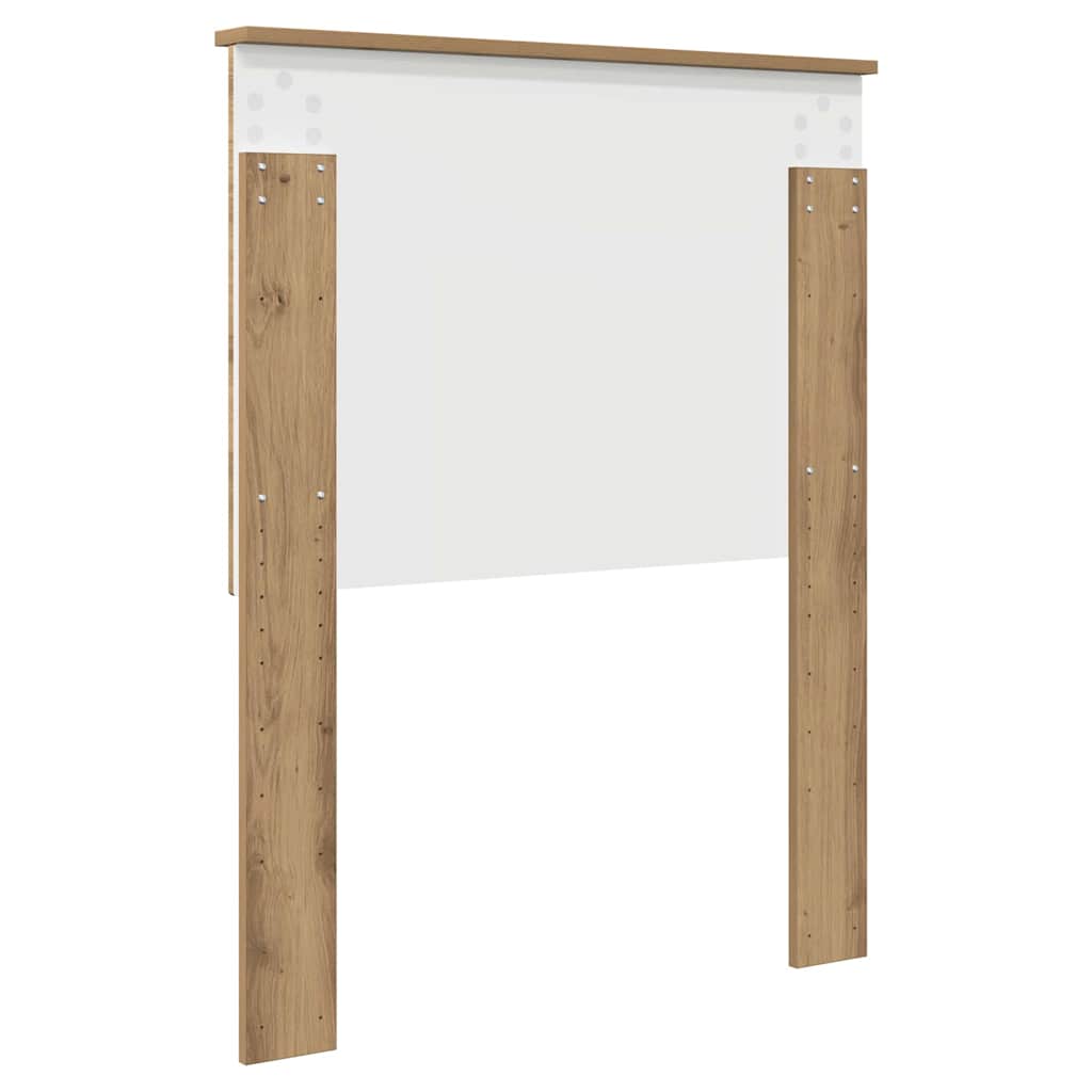 vidaXL Κεφαλάρι με κεφαλάρι Artisan Oak 75 cm Επεξεργασμένο ξύλο