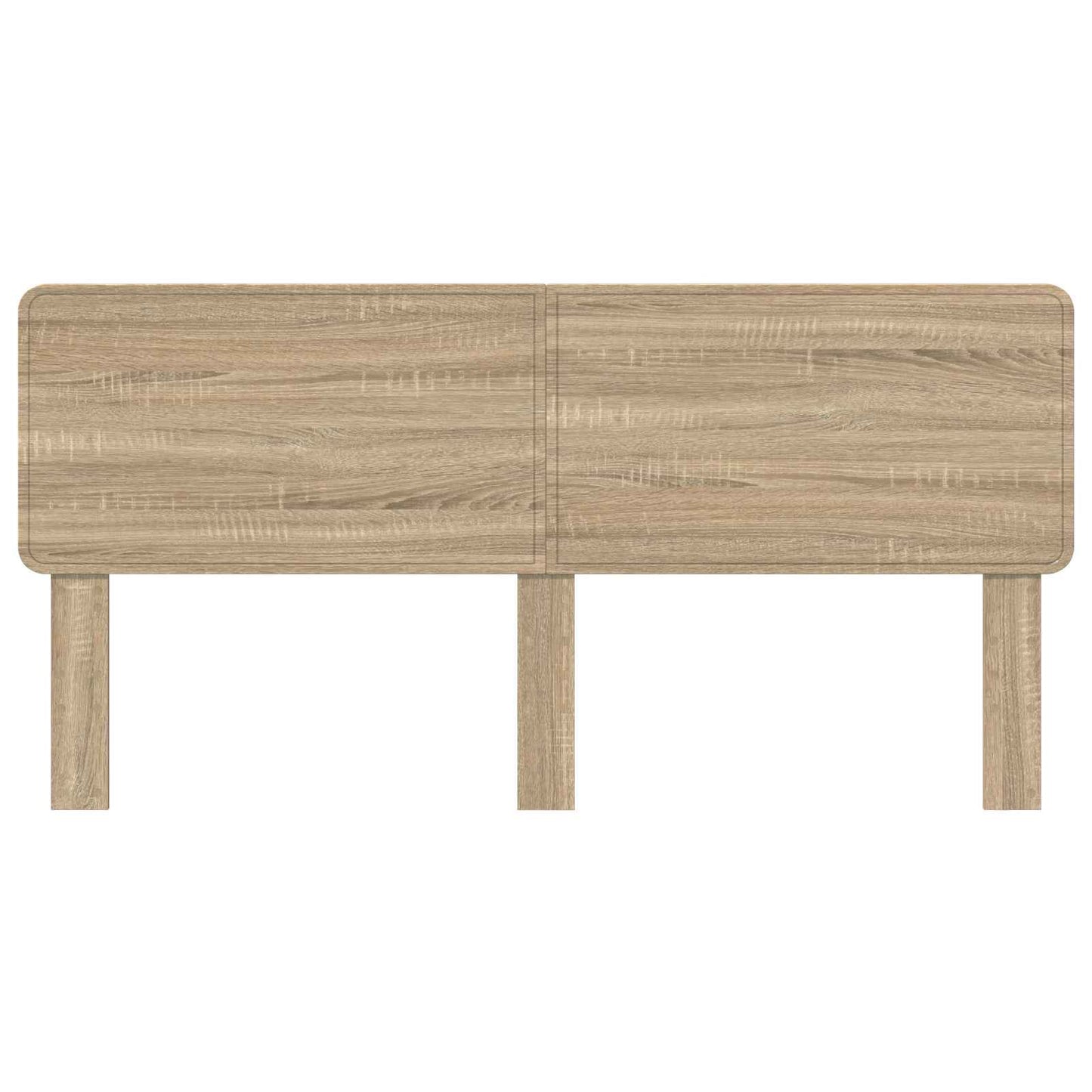 vidaXL Κεφαλάρι με κεφαλάρι Δρύς Sonoma 200 cm Επεξεργασμένο ξύλο