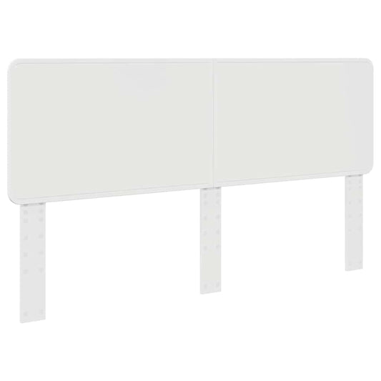 vidaXL Κεφαλάρι με κεφαλάρι Λευκό 180 cm Επεξεργασμένο ξύλο