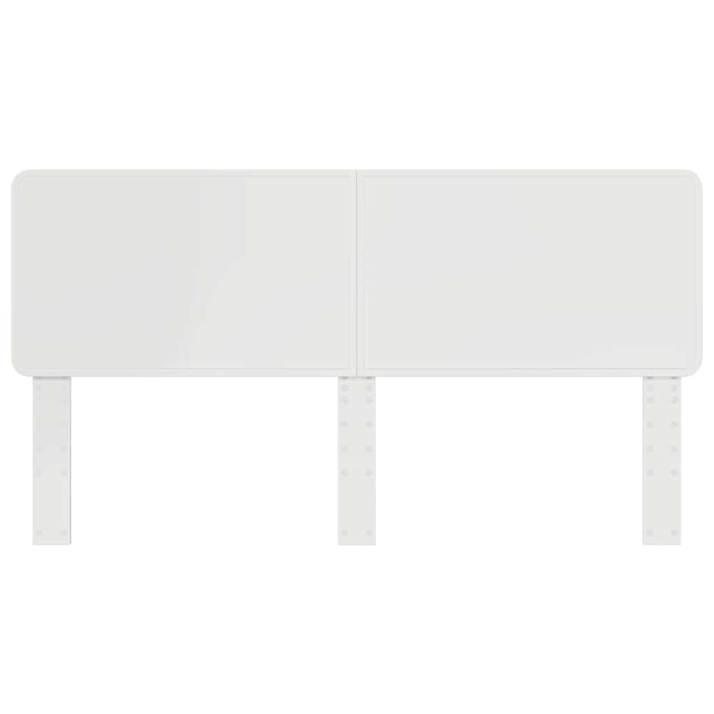 vidaXL Κεφαλάρι με κεφαλάρι Λευκό 180 cm Επεξεργασμένο ξύλο