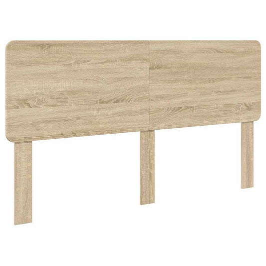vidaXL Κεφαλάρι με κεφαλάρι Δρύς Sonoma 180 cm Επεξεργασμένο ξύλο