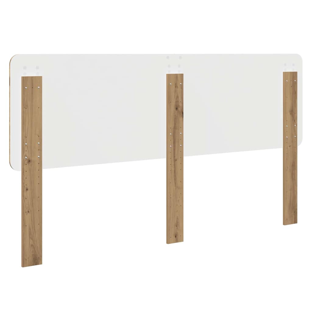 vidaXL Κεφαλάρι με κεφαλάρι Artisan Oak 180 cm Επεξεργασμένο ξύλο