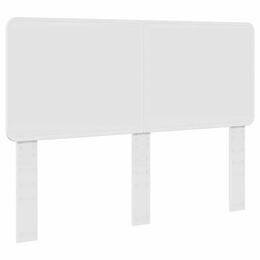 vidaXL Κεφαλάρι με κεφαλάρι Λευκό 160 cm Επεξεργασμένο ξύλο
