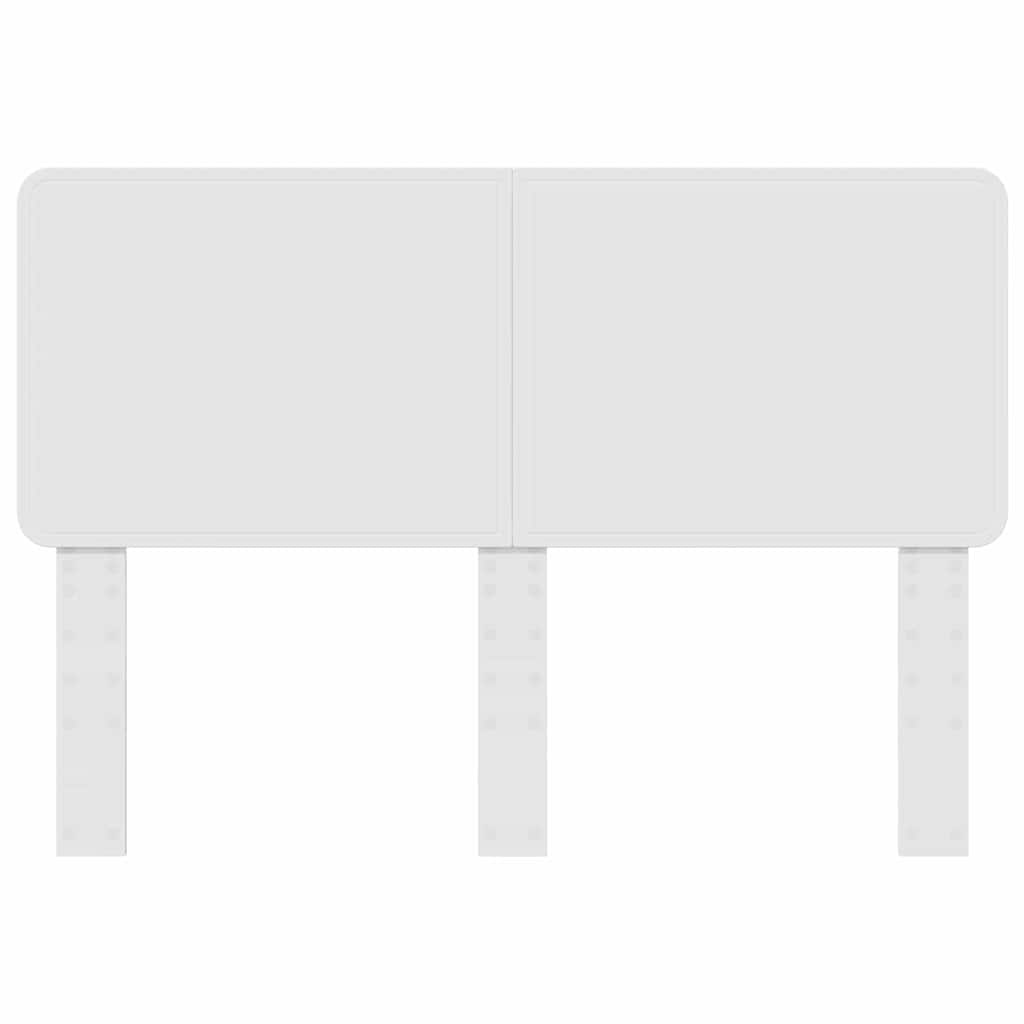 vidaXL Κεφαλάρι με κεφαλάρι Λευκό 140 cm Επεξεργασμένο ξύλο