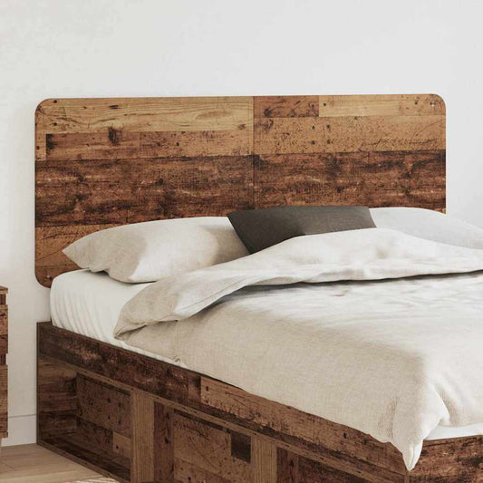 vidaXL Κεφαλάρι με κεφαλάρι Παλιό Ξύλο 140 cm Επεξεργασμένο ξύλο