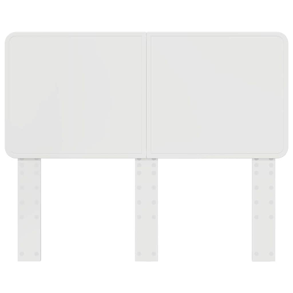 vidaXL Κεφαλάρι με κεφαλάρι Λευκό 135 cm Επεξεργασμένο ξύλο