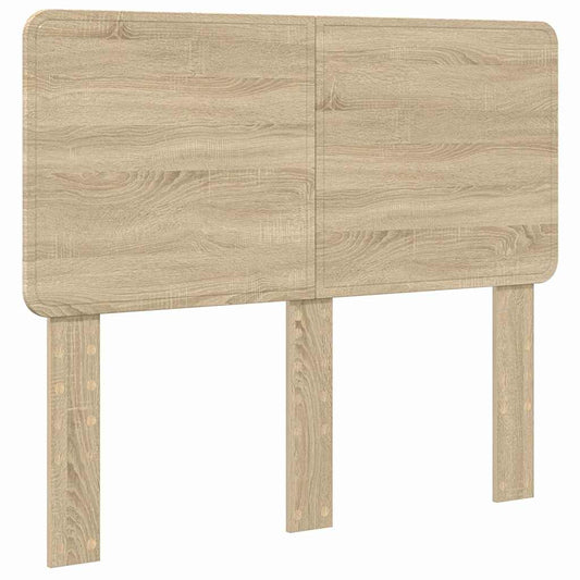 vidaXL Κεφαλάρι με κεφαλάρι Δρύς Sonoma 135 cm Επεξεργασμένο ξύλο