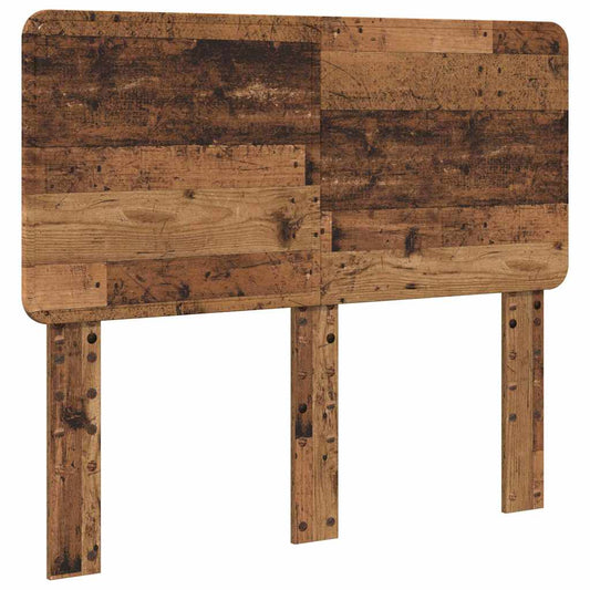 vidaXL Κεφαλάρι με κεφαλάρι Παλιό Ξύλο 135 cm Επεξεργασμένο ξύλο