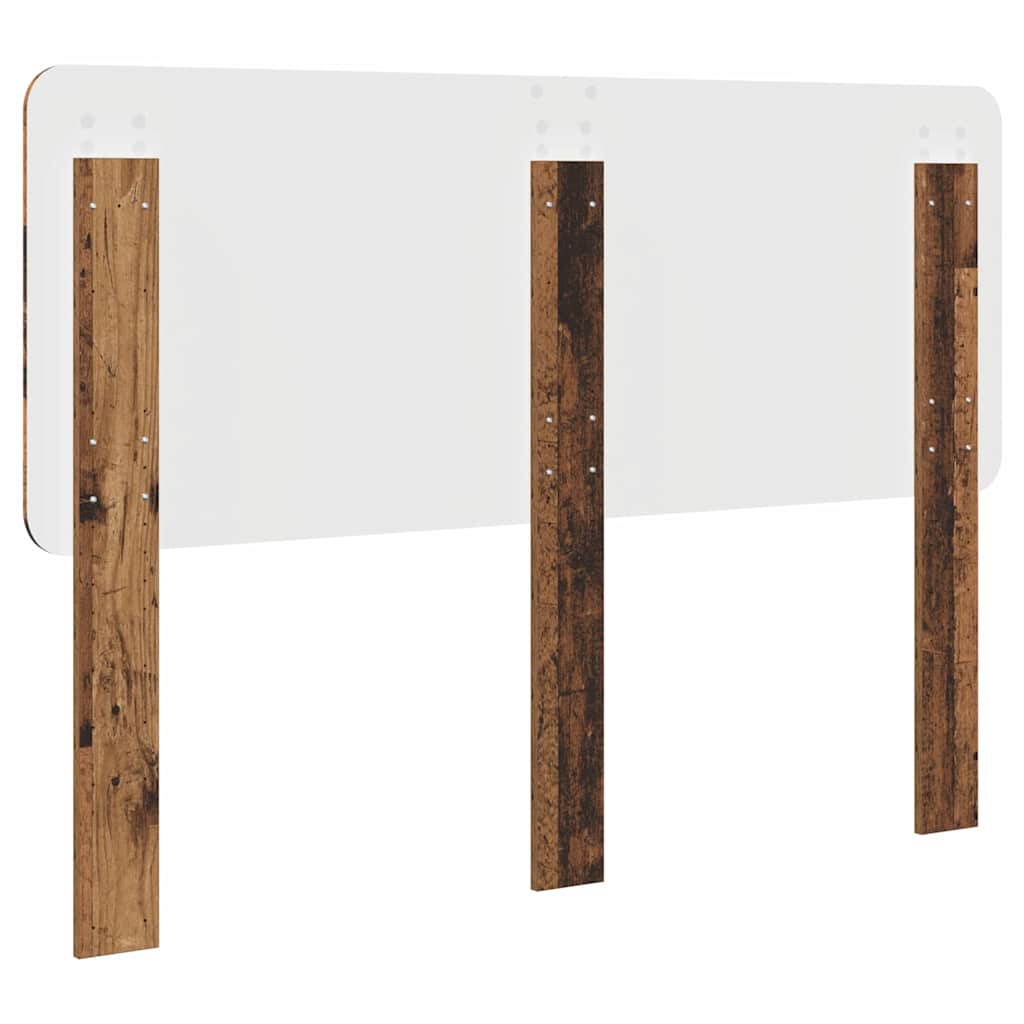 vidaXL Κεφαλάρι με κεφαλάρι Παλιό Ξύλο 135 cm Επεξεργασμένο ξύλο