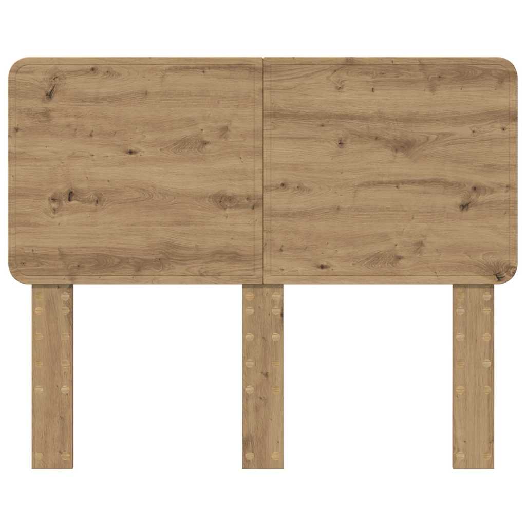 vidaXL Κεφαλάρι με κεφαλάρι Artisan Oak 135 cm Επεξεργασμένο ξύλο