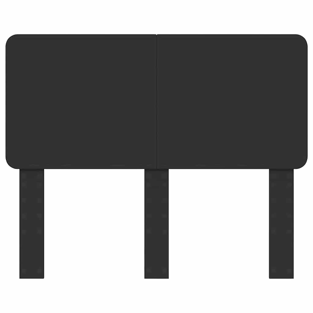 vidaXL Κεφαλάρι με κεφαλάρι Μαύρη Οξυά 120 cm Επεξεργασμένο ξύλο