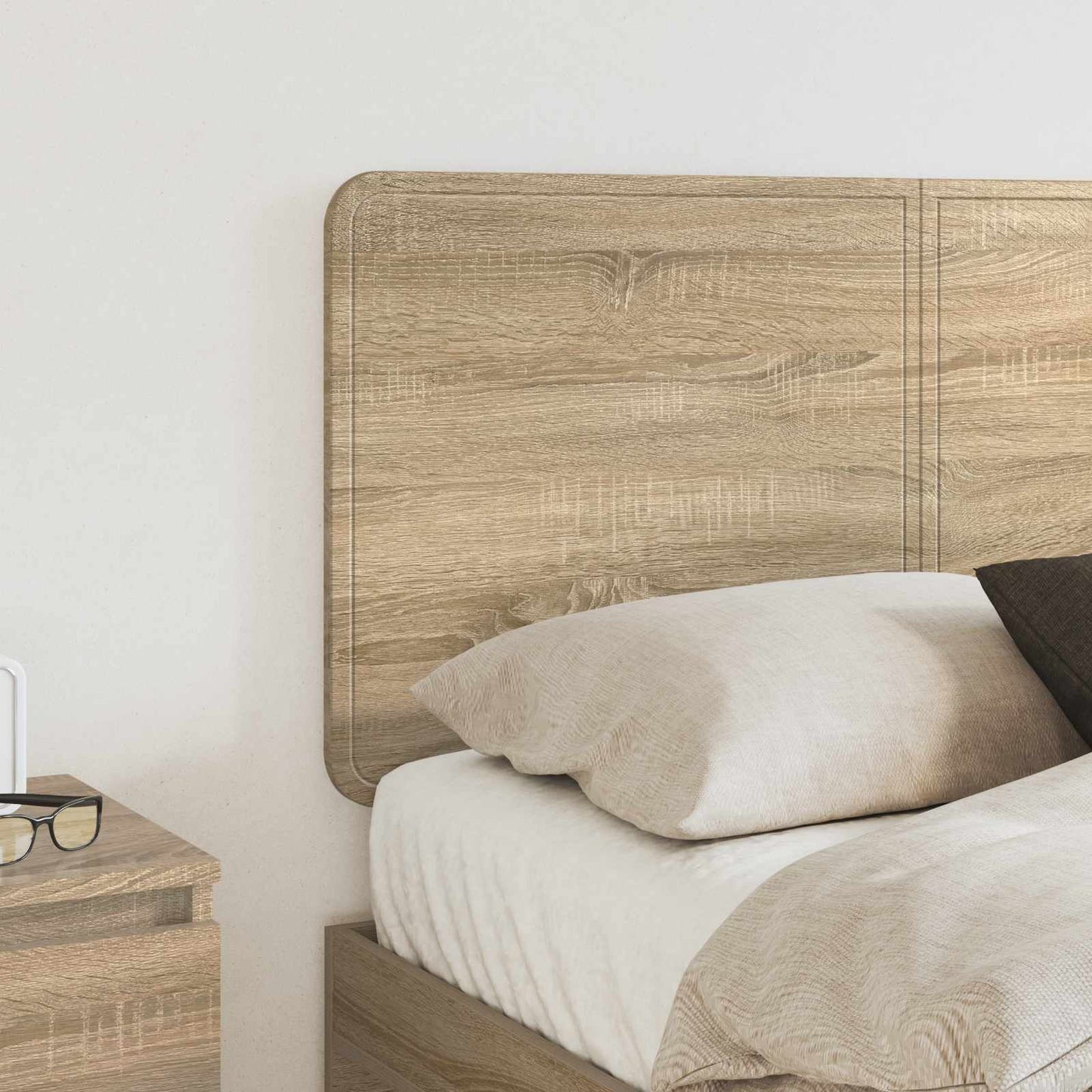 vidaXL Κεφαλάρι με κεφαλάρι Δρύς Sonoma 120 cm Επεξεργασμένο ξύλο