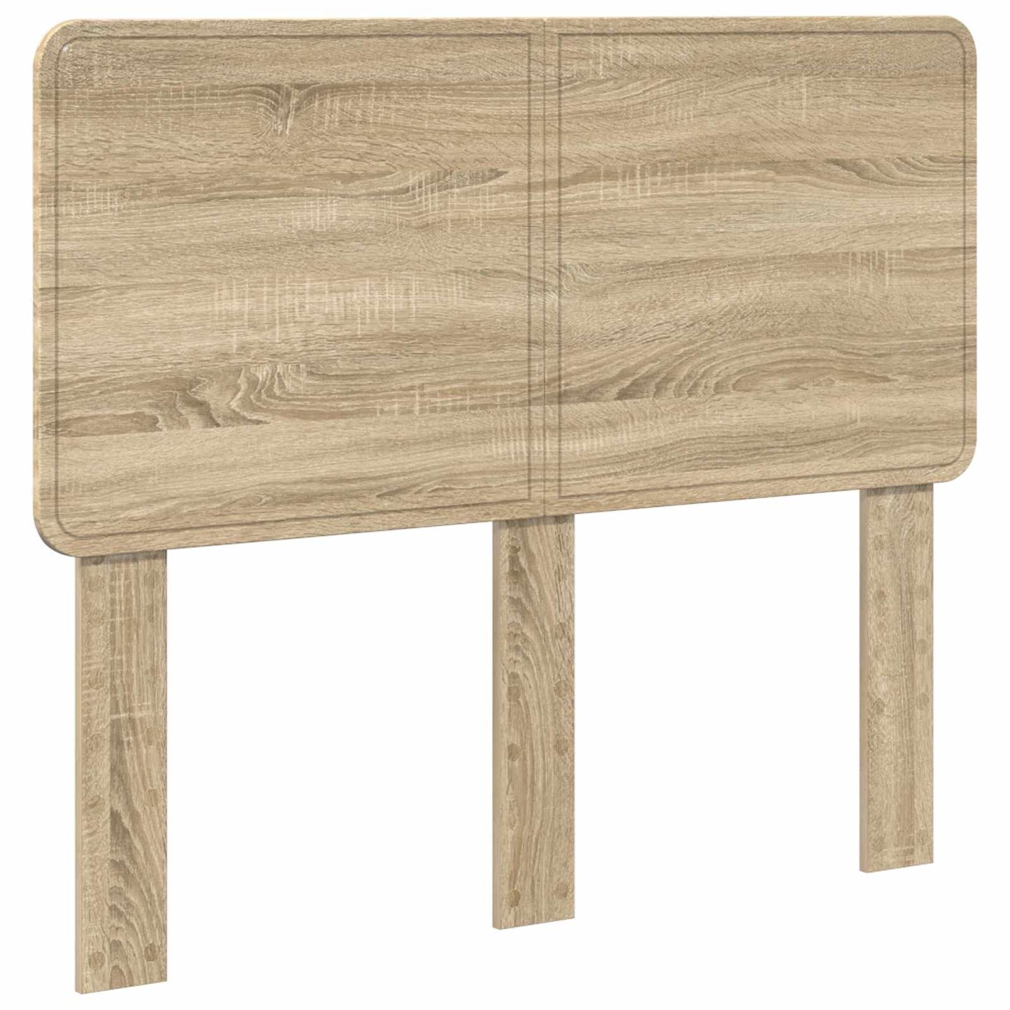 vidaXL Κεφαλάρι με κεφαλάρι Δρύς Sonoma 120 cm Επεξεργασμένο ξύλο