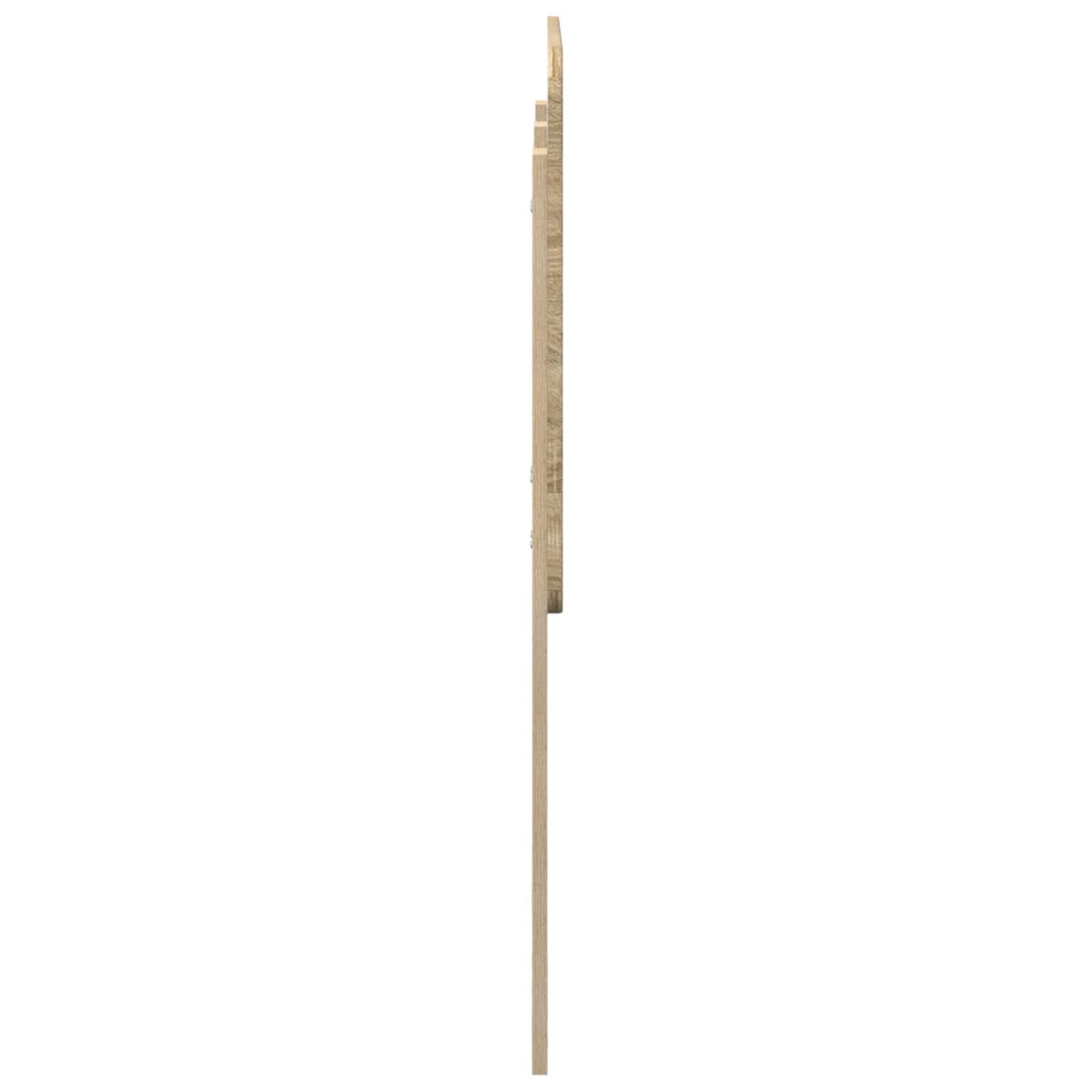 vidaXL Κεφαλάρι με κεφαλάρι Δρύς Sonoma 120 cm Επεξεργασμένο ξύλο
