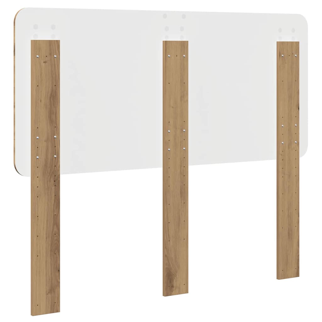 vidaXL Κεφαλάρι με κεφαλάρι Artisan Oak 120 cm Επεξεργασμένο ξύλο