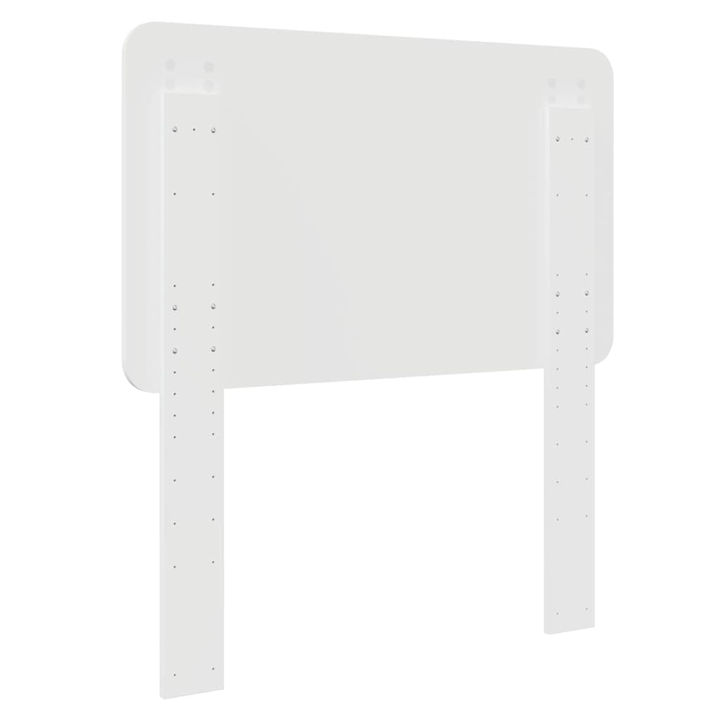 vidaXL Κεφαλάρι με κεφαλάρι Λαμπερό Λευκό 100 cm Επεξεργασμένο ξύλο