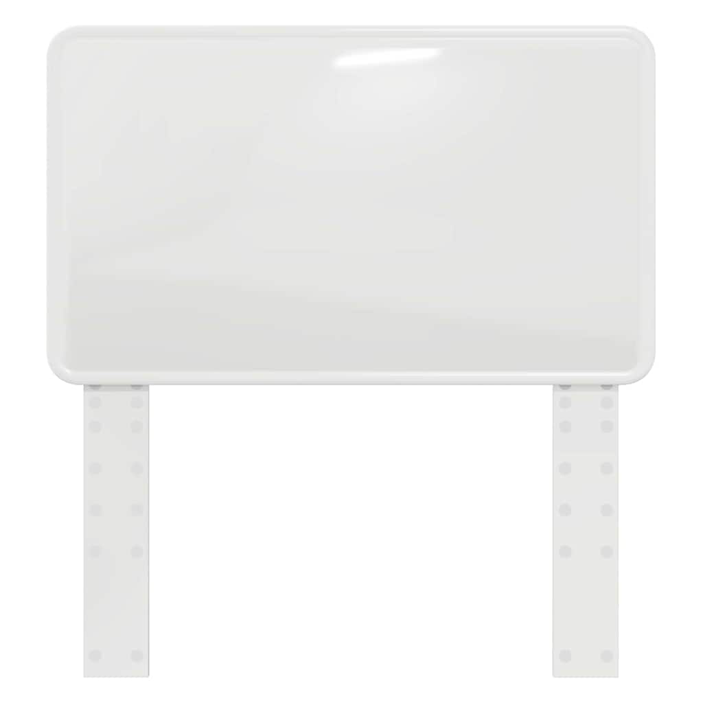 vidaXL Κεφαλάρι με κεφαλάρι Λαμπερό Λευκό 100 cm Επεξεργασμένο ξύλο