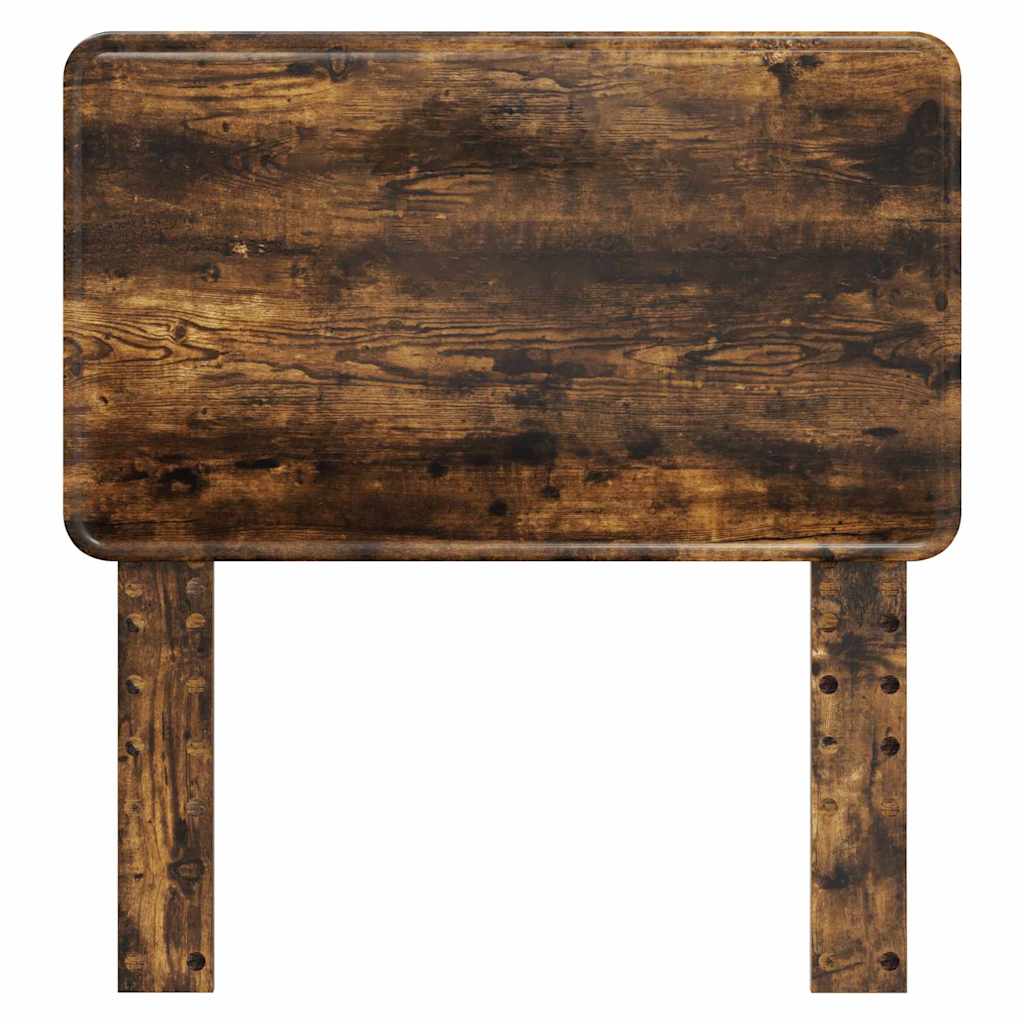 vidaXL Κεφαλάρι με κεφαλάρι Καπνιστό Δρύς 100 cm Επεξεργασμένο ξύλο