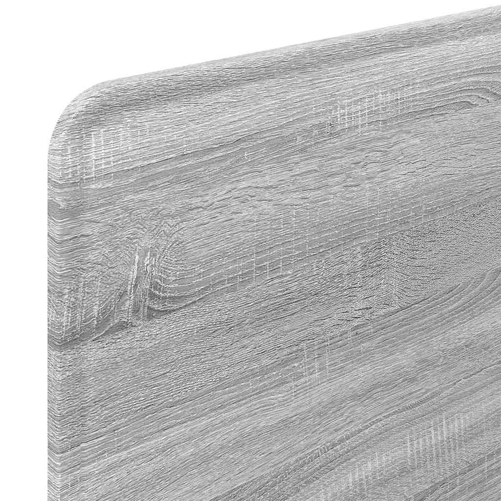 vidaXL Κεφαλάρι με κεφαλάρι Γκρίζο Σονομα 100 cm Επεξεργασμένο ξύλο