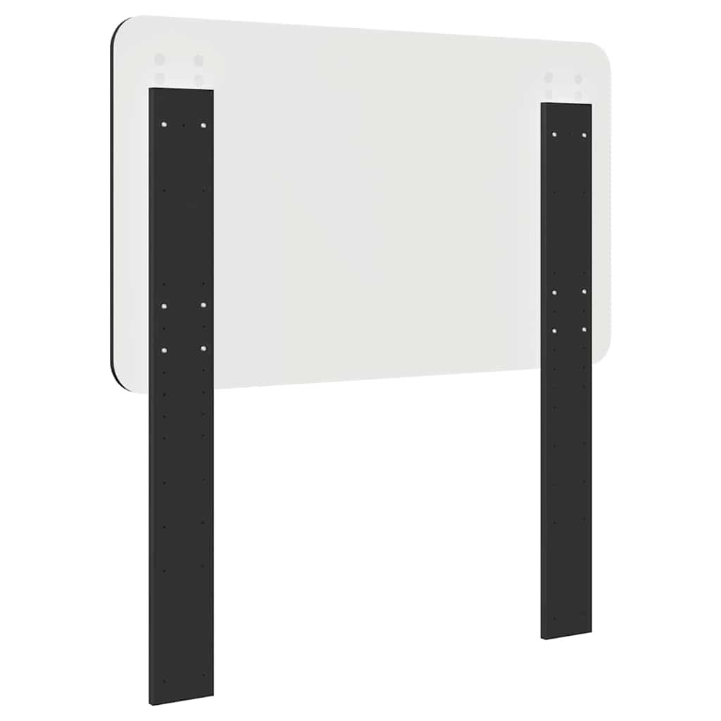 vidaXL Κεφαλάρι με κεφαλάρι Μαύρη Οξυά 75 cm Επεξεργασμένο ξύλο