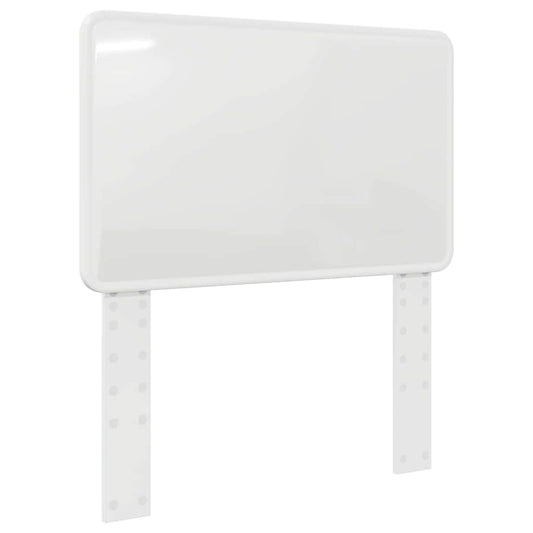 vidaXL Κεφαλάρι με κεφαλάρι Λαμπερό Λευκό 75 cm Επεξεργασμένο ξύλο