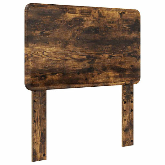 vidaXL Κεφαλάρι με κεφαλάρι Καπνιστό Δρύς 75 cm Επεξεργασμένο ξύλο