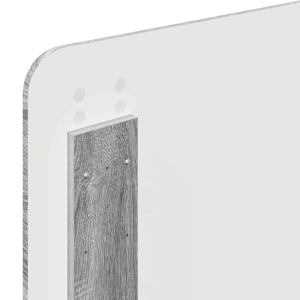 vidaXL Κεφαλάρι με κεφαλάρι Γκρίζο Σονομα 75 cm Επεξεργασμένο ξύλο