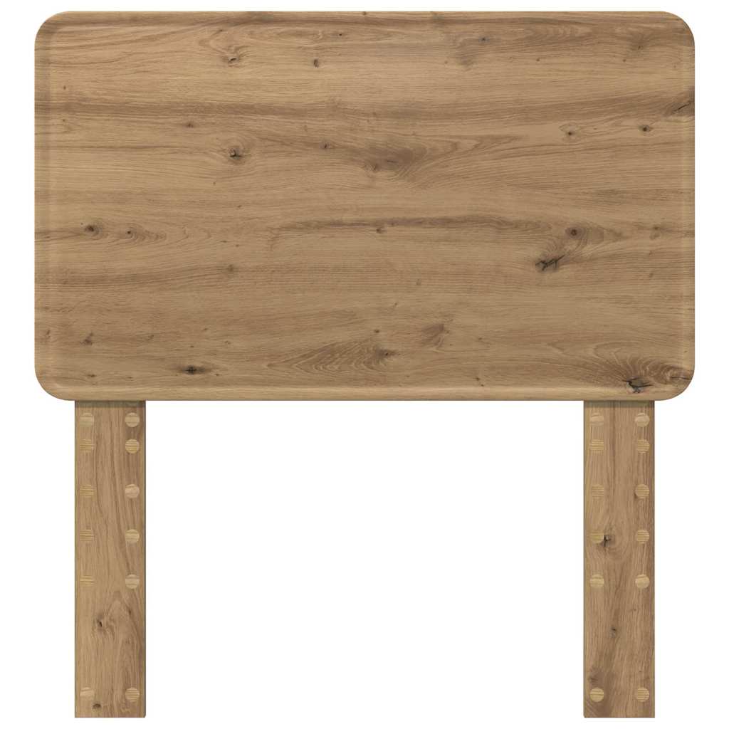 vidaXL Κεφαλάρι με κεφαλάρι Artisan Oak 75 cm Επεξεργασμένο ξύλο