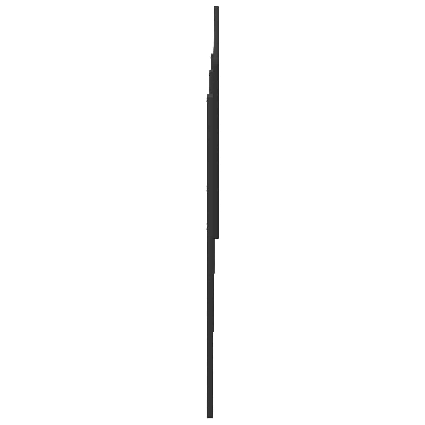 vidaXL Κεφαλάρι Μαύρη Οξυά Επεξεργασμένο ξύλο