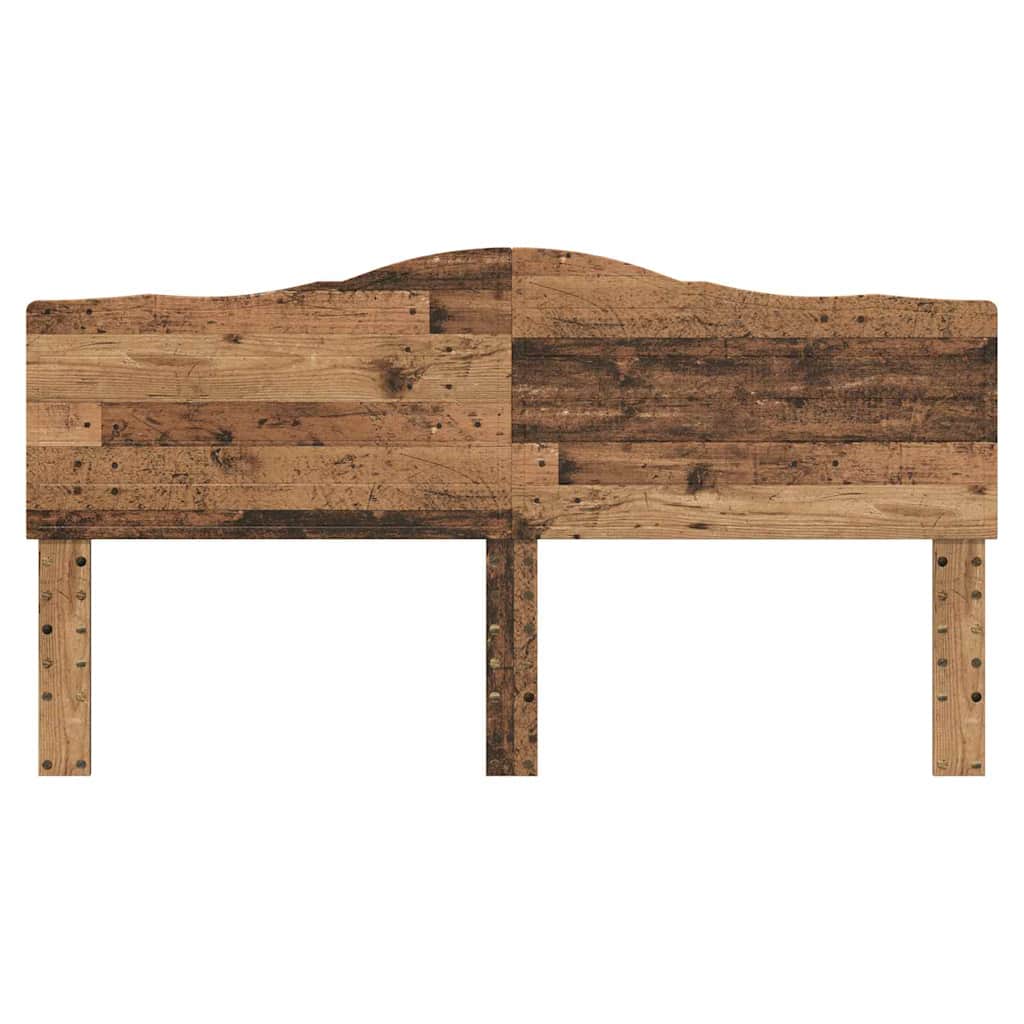 vidaXL Κεφαλάρι με κεφαλάρι Παλιό Ξύλο 200 cm Επεξεργασμένο ξύλο