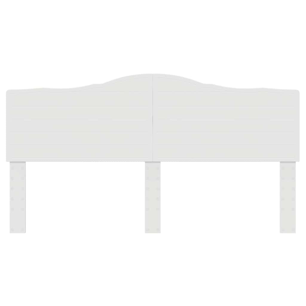 vidaXL Κεφαλάρι με κεφαλάρι Λευκό 180 cm Επεξεργασμένο ξύλο