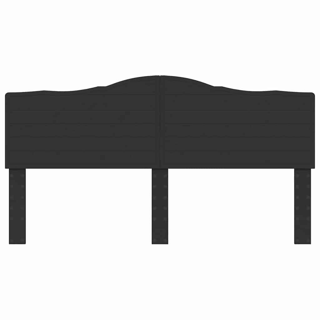 vidaXL Κεφαλάρι με κεφαλάρι Μαύρη Οξυά 180 cm Επεξεργασμένο ξύλο