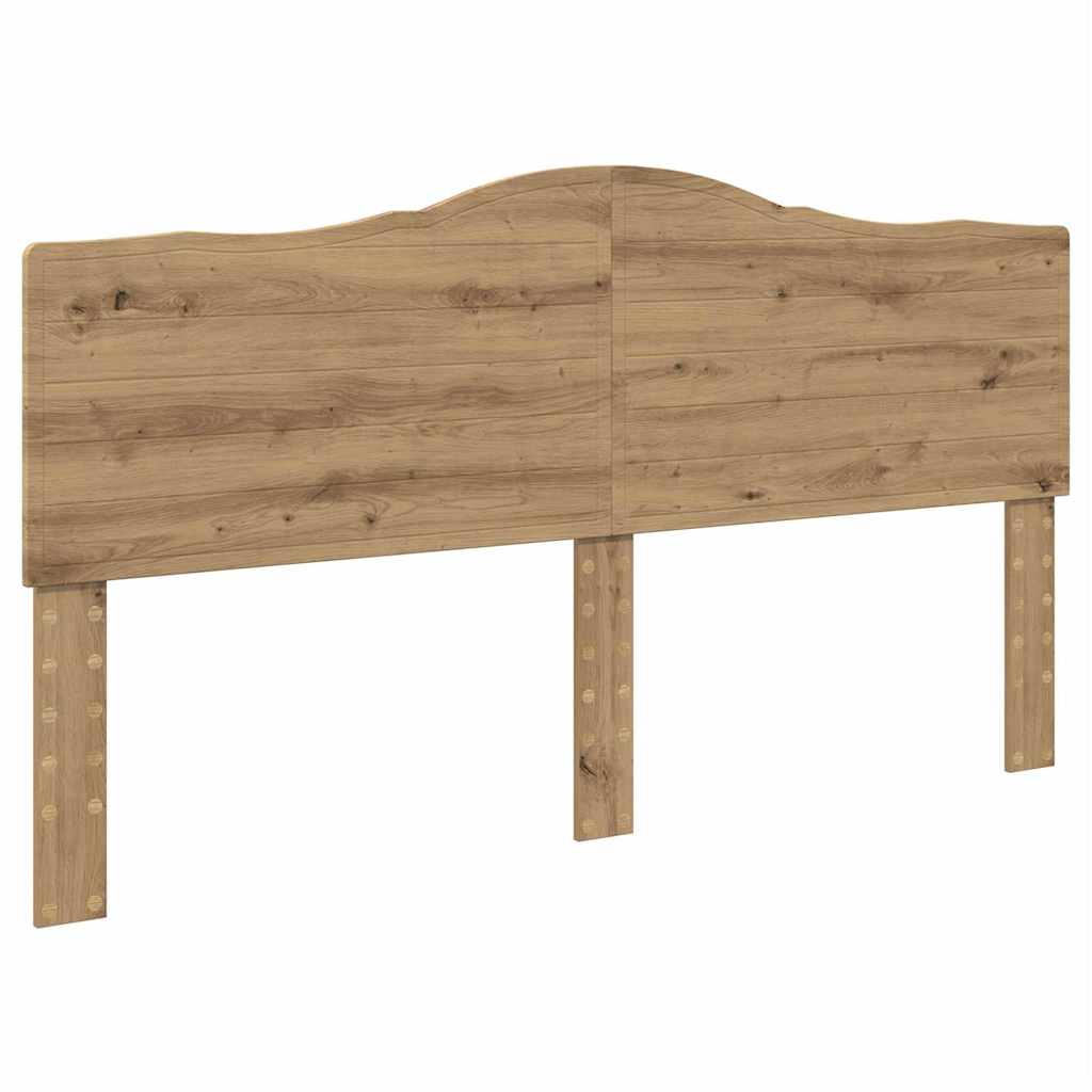 vidaXL Κεφαλάρι με κεφαλάρι Artisan Oak 180 cm Επεξεργασμένο ξύλο